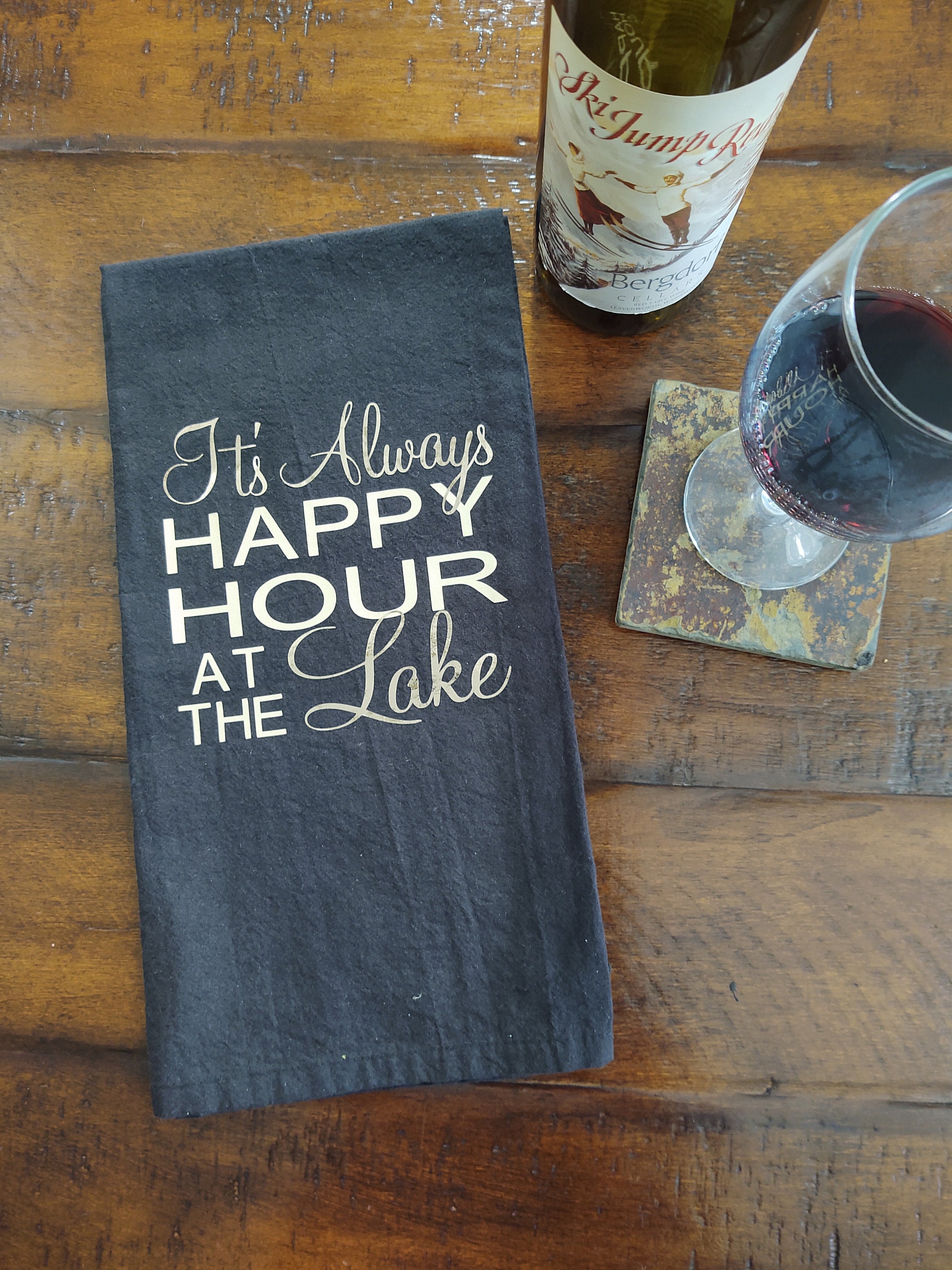 SVG - It's Always Happy Hour at the Lake, Vector, Digital Download