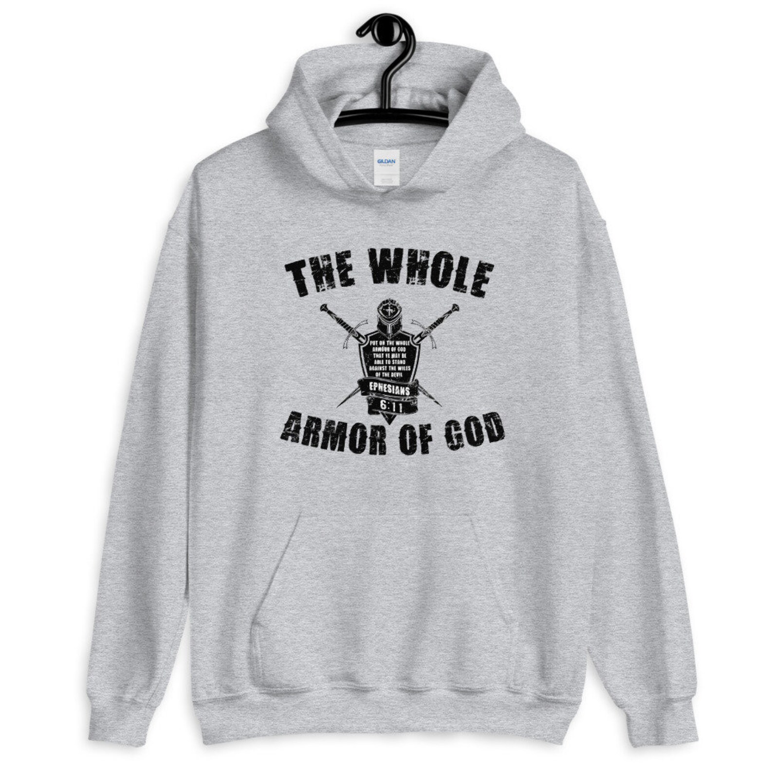 God shield asymmetric hoodie Clearance