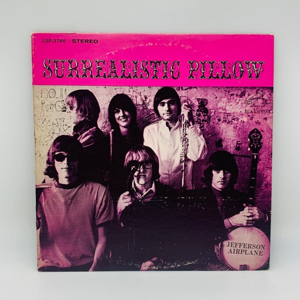 Jefferson Airplane, "Surrealistic Pillow", Vintage 12" Vinyl LP Original 1969 US Press LSP-3766