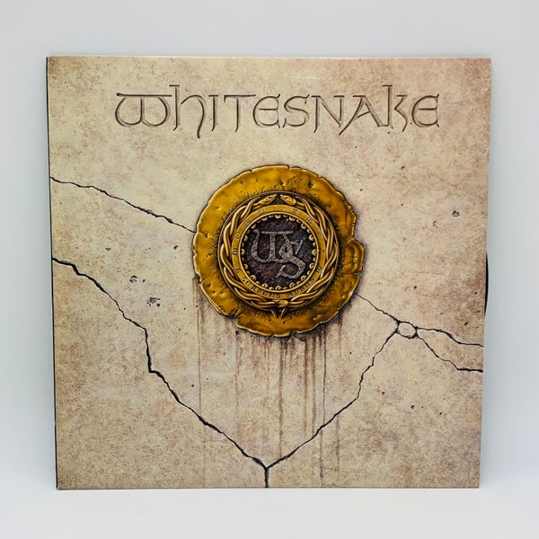 Whitesnake, "Whitesnake" Self-Titled, Vintage 12" Vinyl LP Original 1987 1st US Press GHS-24099
