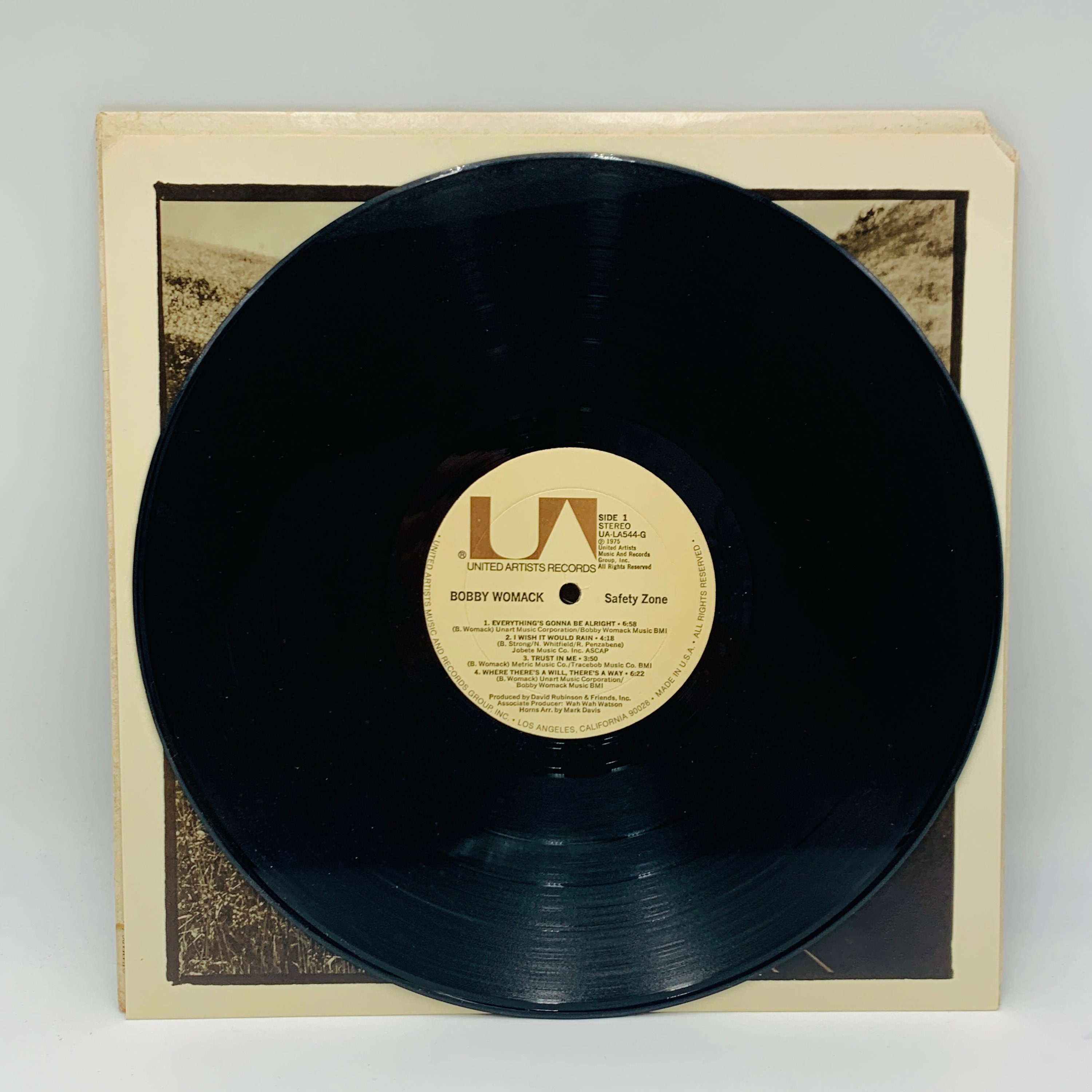 Bobby Womack safety Zone Vintage 12 Vinyl Etsy