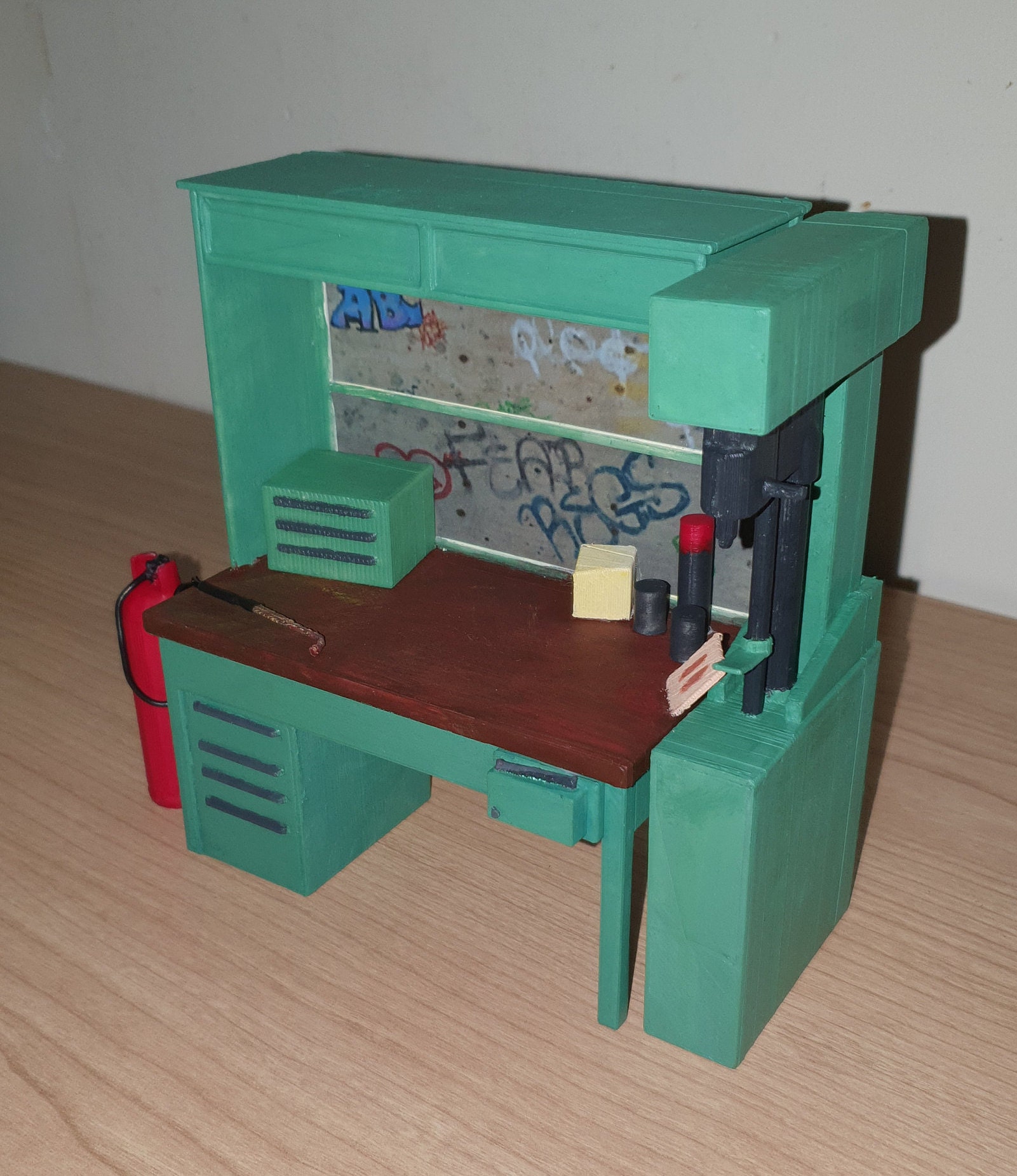 Rust Workbench Level 3 Hand Painted Etsy