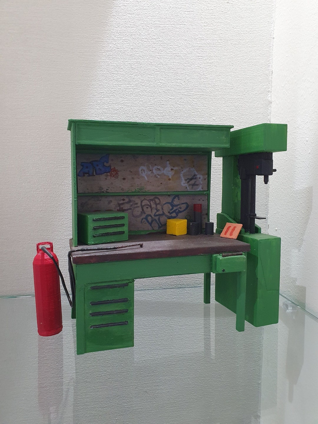 Rust Workbench Level 3 Hand Painted Etsy