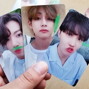 Set di cartoline fotografiche K-pop BTS non ufficiali - Auguri di stagione 2021 Selca Ver.