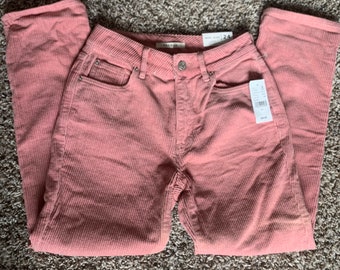 pink lee corduroy pants