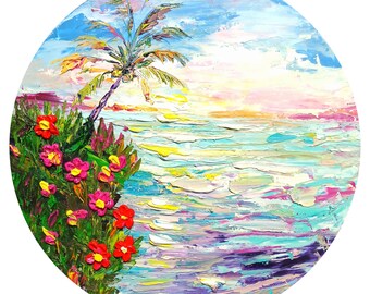 Tela Rotonda 40cm Per Pittura - 4 Strati Cotone Professionale Per Olio E Acrilico - Foto 9