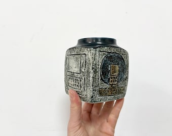 Vintage Troika Pottery, Troika Marmalade Jar by Linda Taylor, Cornwall English Mid Century Pottery