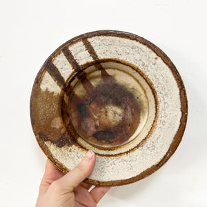 Vintage Axella Danish Pottery Bowl: Brutalist Stoneware by Aksel Larsen