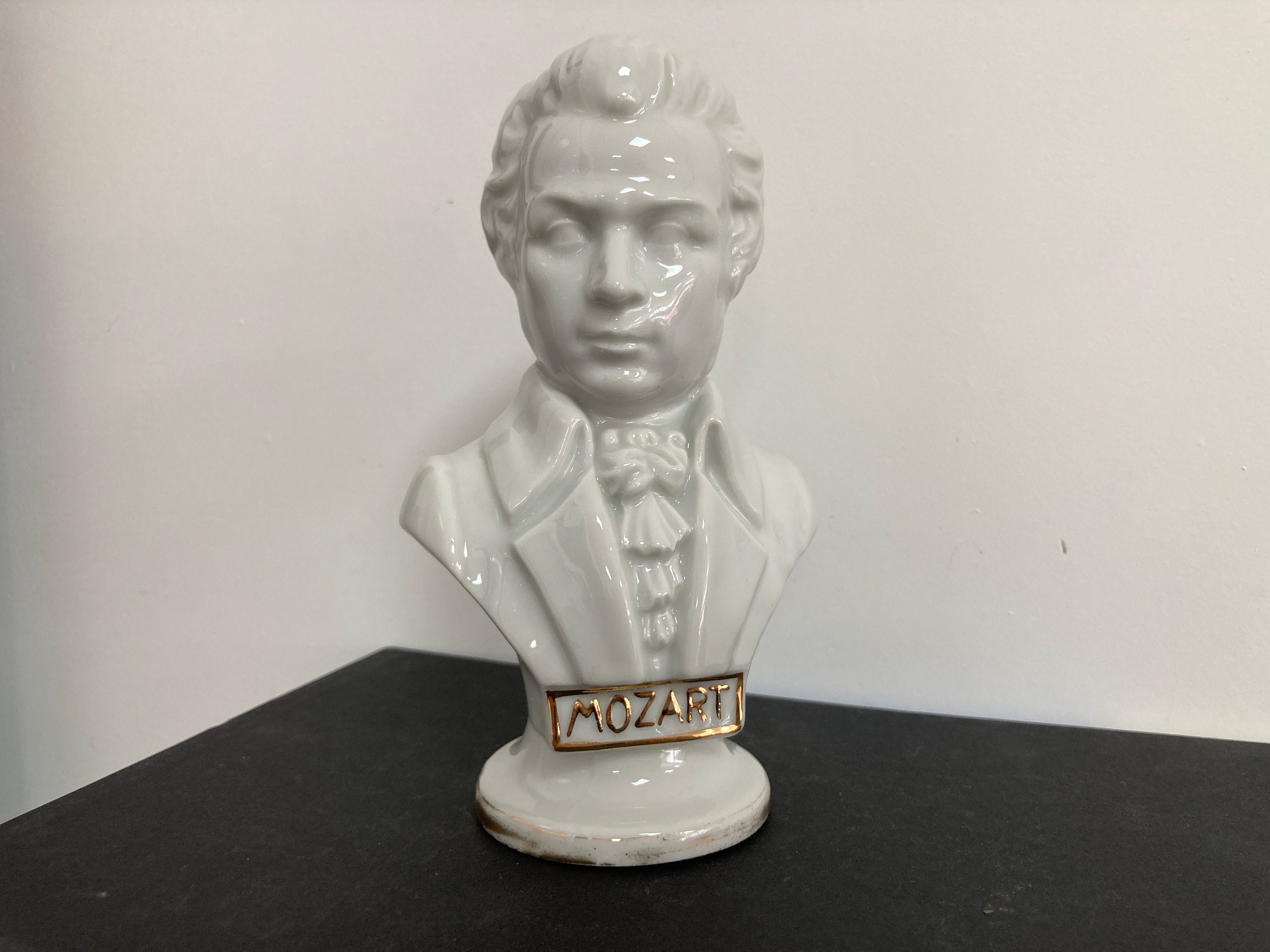 ヴィンテージ モーツァルト スペイン製 胸像 / MOZART オブジェ 置物