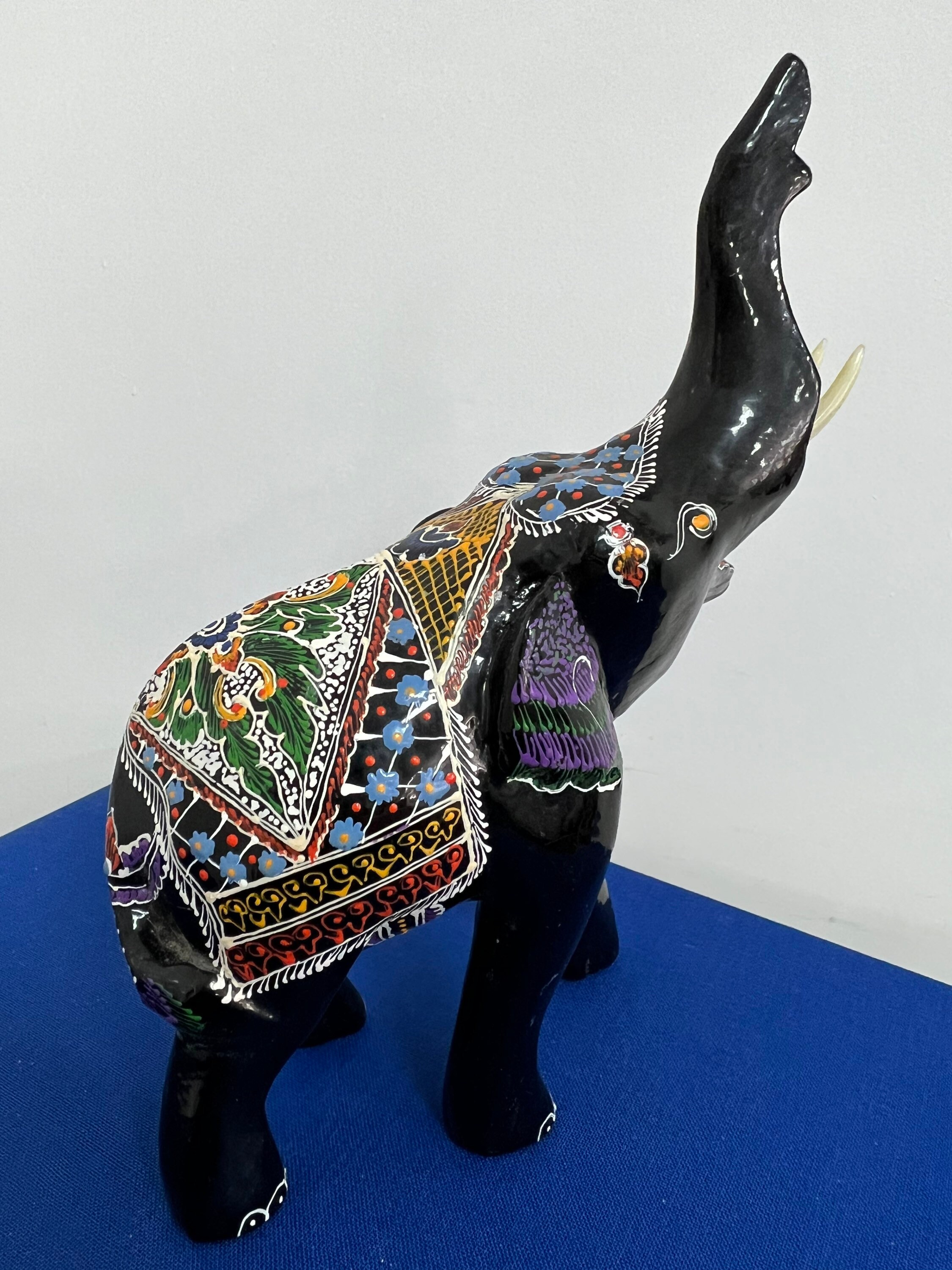 Limited Edition Replica Elephant - Indian blues