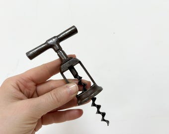Vintage Monopol Universal Self - Puller Corkscrew, Retro Bottle Opener, Manual Corkscrew