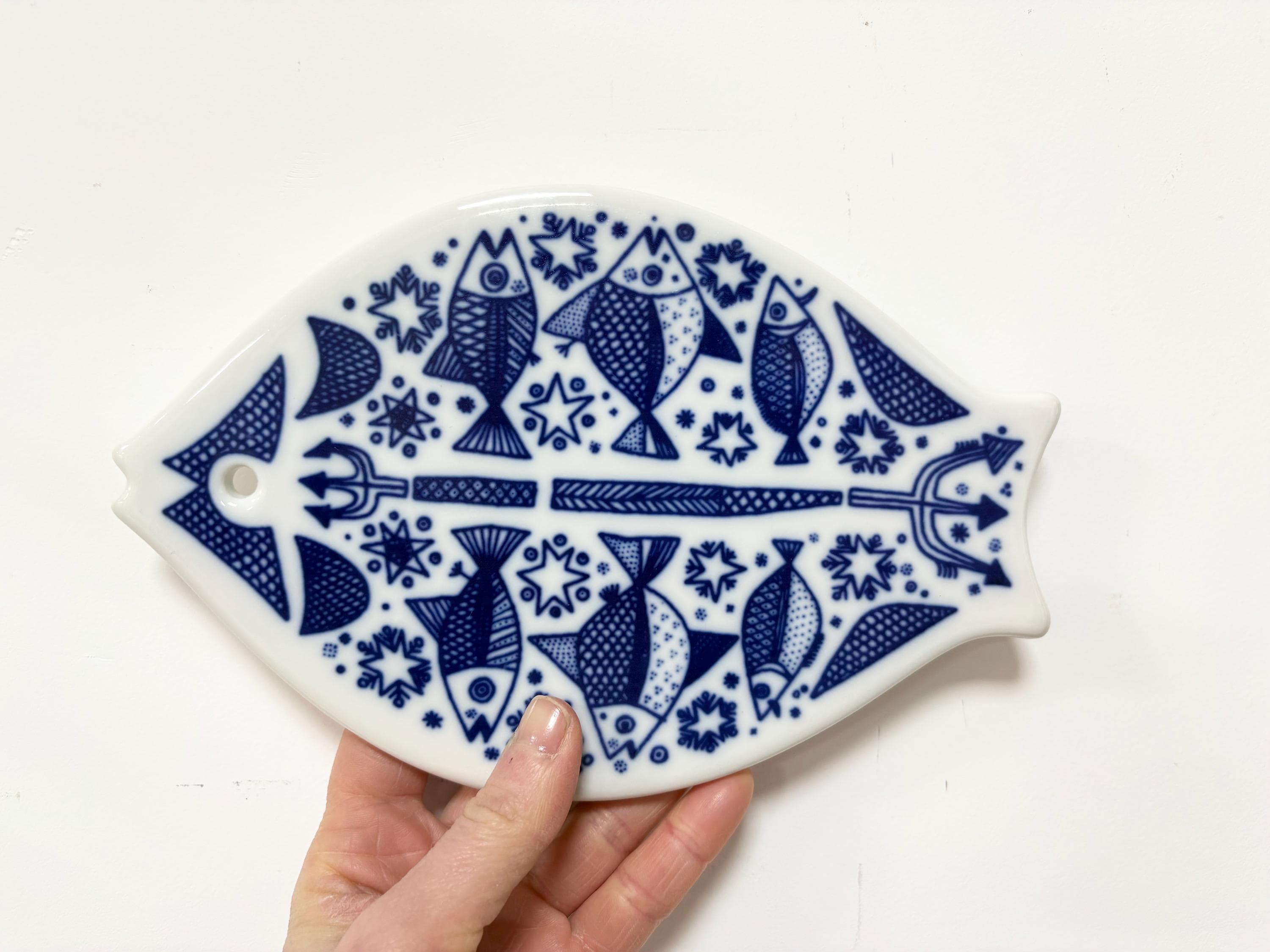 Norwegian fish plates - Etsy 日本