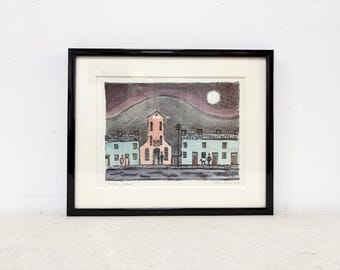 Vintage Print Welsh Artist Jack Jones, Framed Small Print