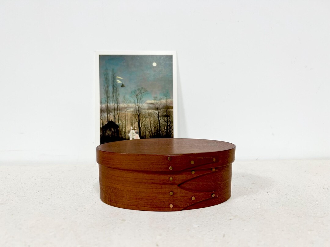 Vintage Handmade Wooden Shaker Box: Bentwood Trinket Box - Etsy UK
