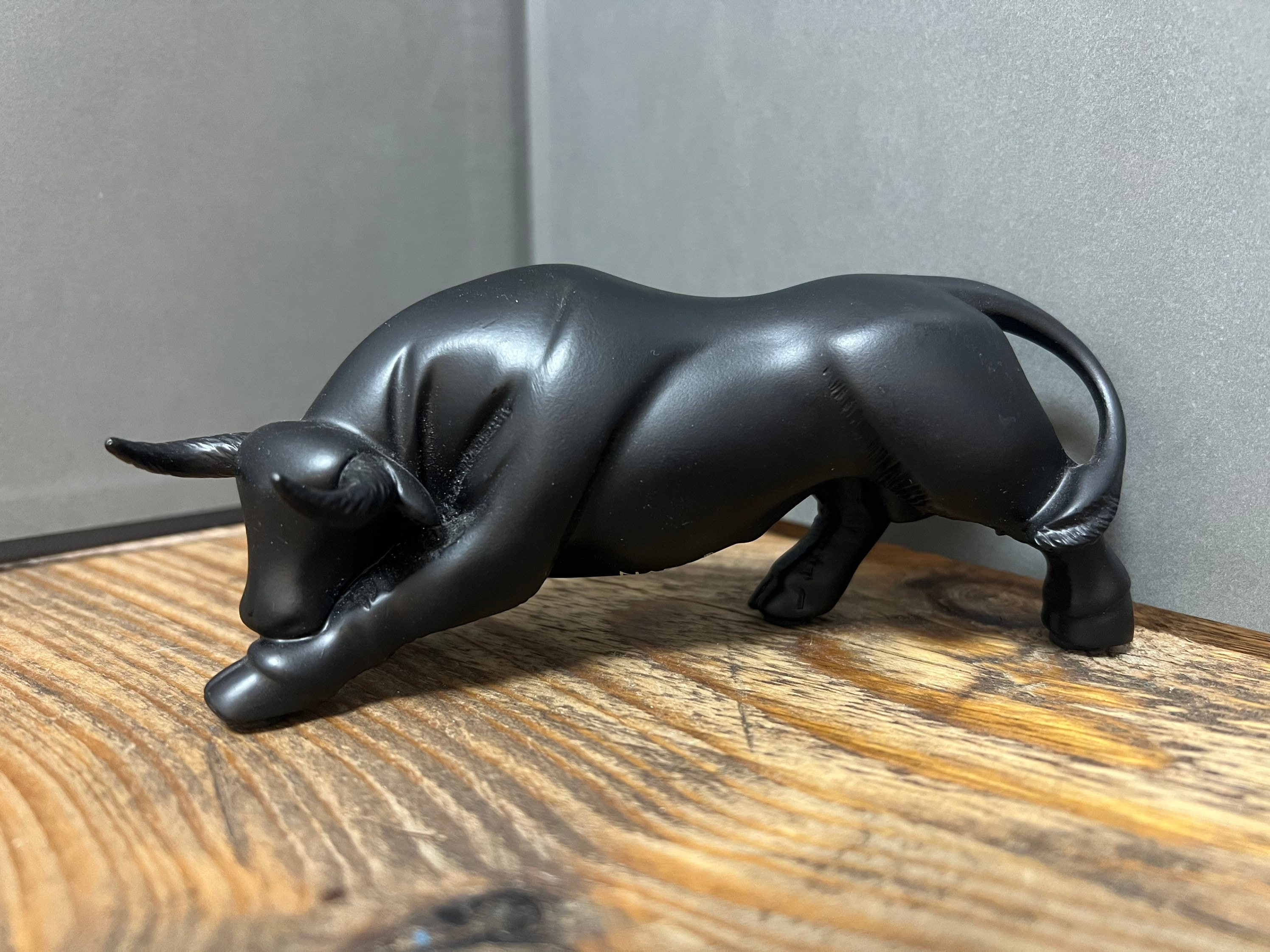 Nadal Studio Black Bull by Valiente Spain, Black Bull Figurine
