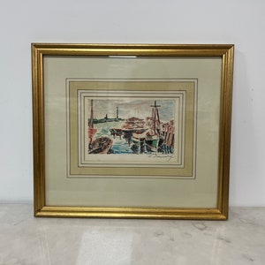 Vintage Framed Art Signed by the Artist