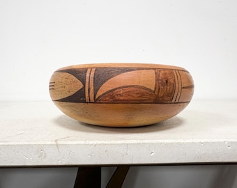 Jarrón de cerámica vintage del pueblo Jemez: arcilla nativa americana, cuenco de cerámica del pueblo Hopi, decoración tradicional nativa americana.