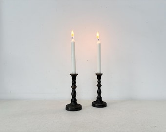 Vintage Pal Bell Israel Judaica Small Candkeaticks Erez Israel