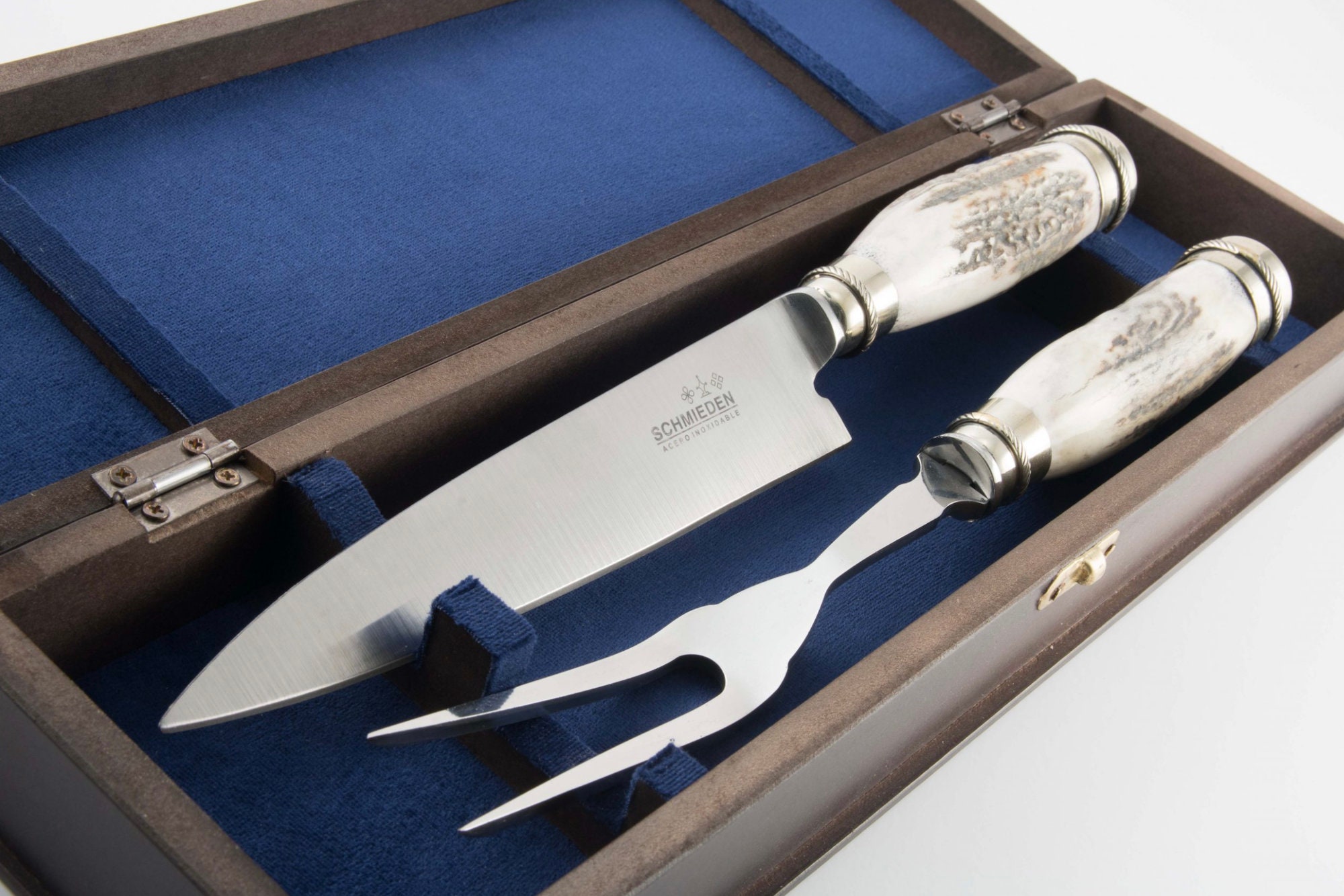 Stainless Steel Carving Set Etsy