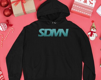two tone pullover hoodie