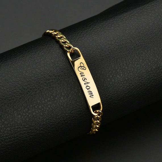 Personalized Bracelet Gold Bracelet Name Bracelet Sterling Etsy