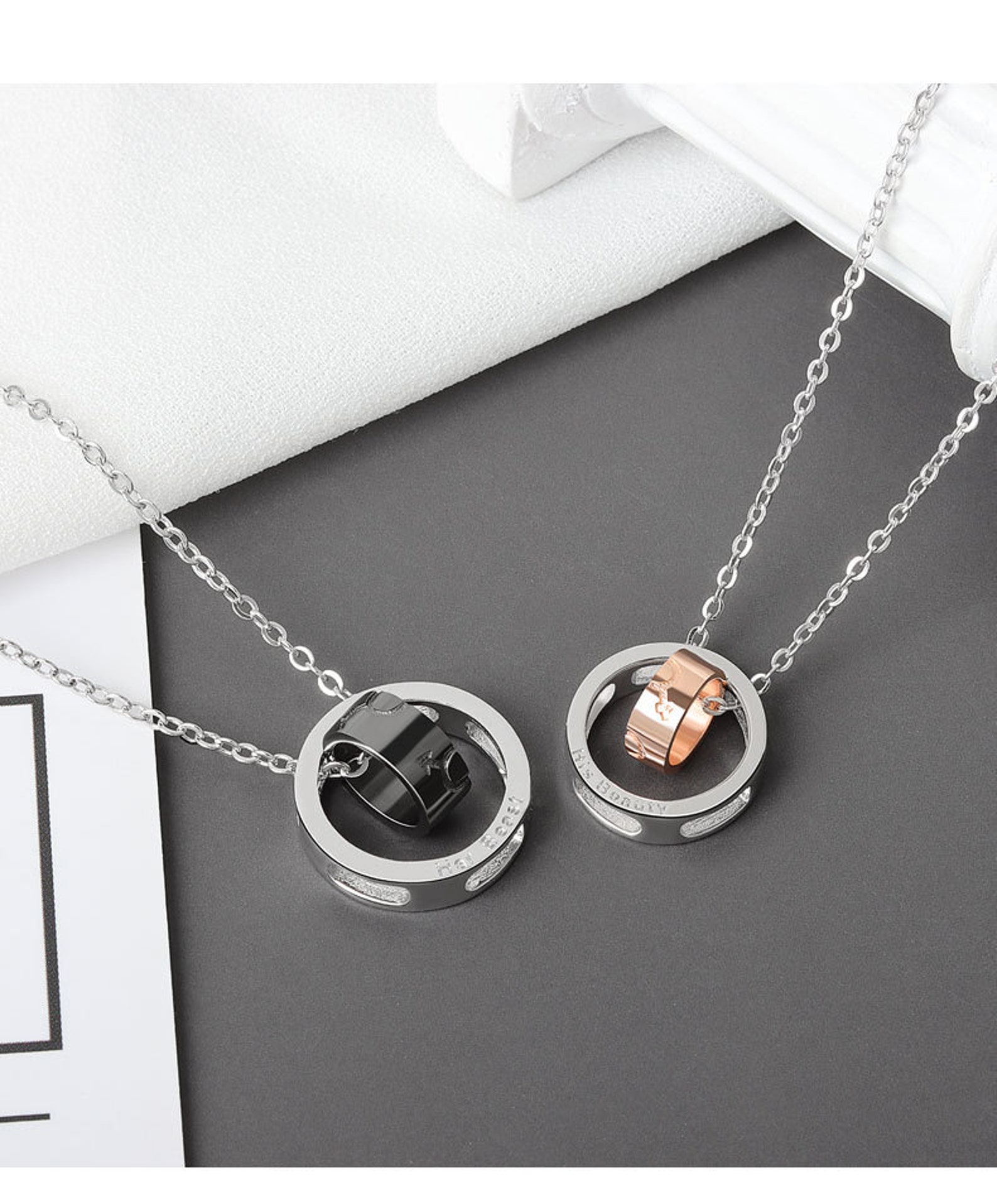 Matching Couple Necklace Jewelry Set/Couple Gifts/Matching Etsy