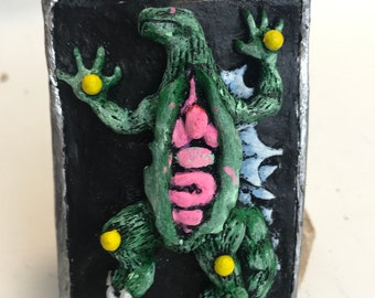 Ill Zill Dissection -- Kaiju Cleanup Crew Resin Mini-Figure Magnet