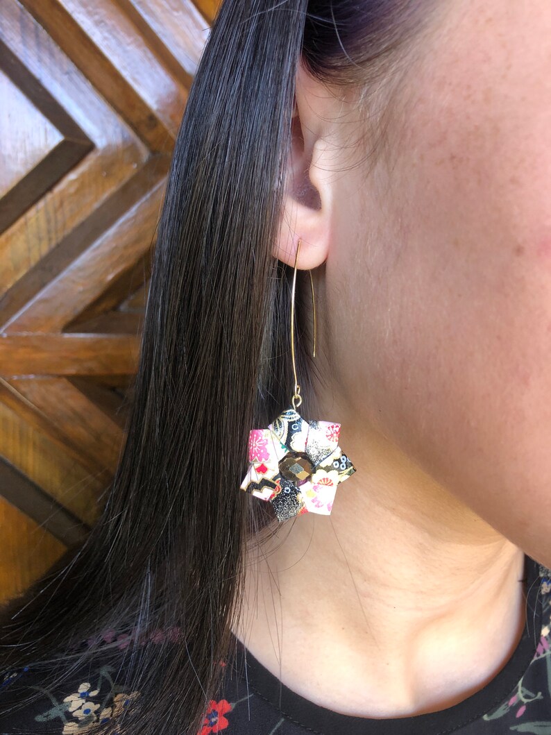 Boho wreath earrings
