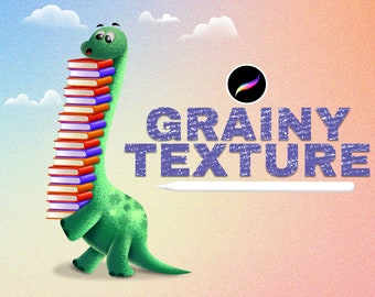 Procreate Texture Brushes: Grain, Stippling, Grunge (Digital Download)