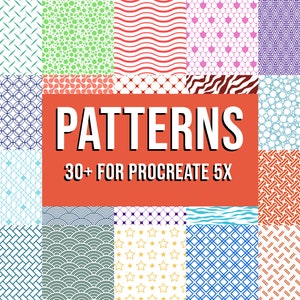 Procreate Brushes, Seamless Pattern Brushes, Digital Download