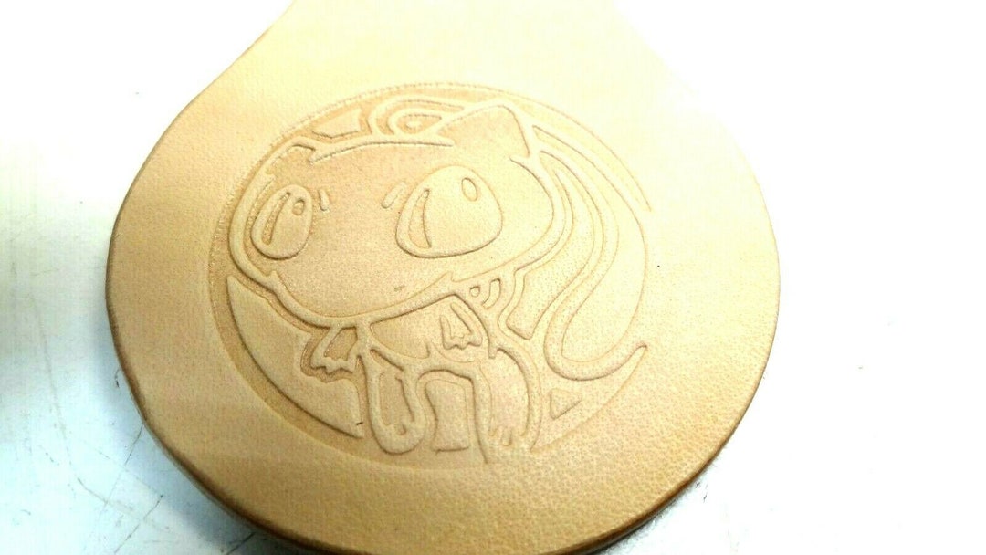 Leather Keychain MEW Mew Pokemon Custom Handmade Key Ring Chain FOB ...