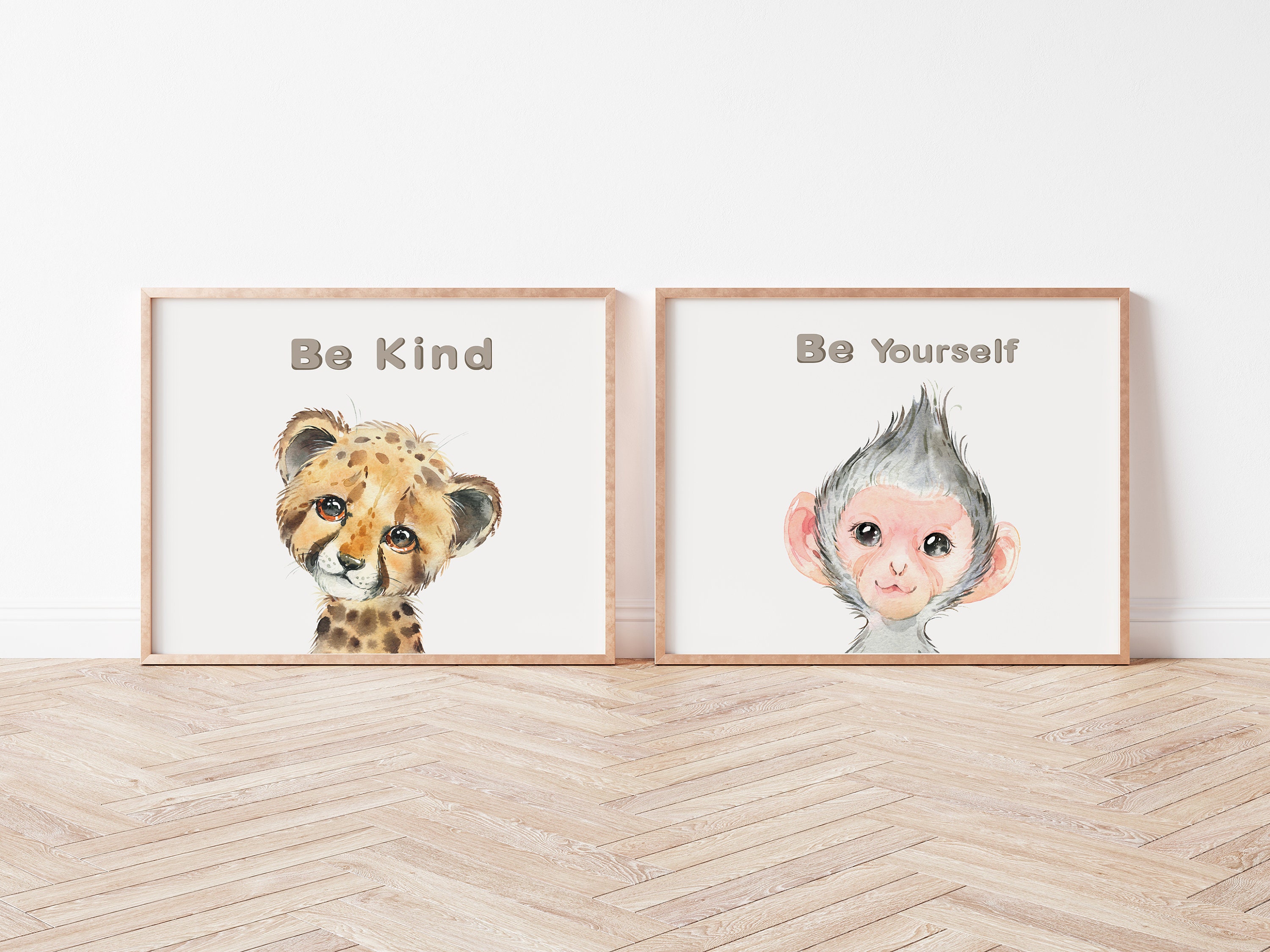 Set of Baby Animals Printable Kids Playroom Decor Nursery Wall - Etsy