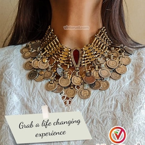 ブルーストーン クチ チョーカーネックレス：アフガニスタンの部族