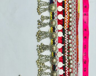 Vintage Afghan Kuchi Belt: Turkman Hanging Beads, Tribal  display picture 3