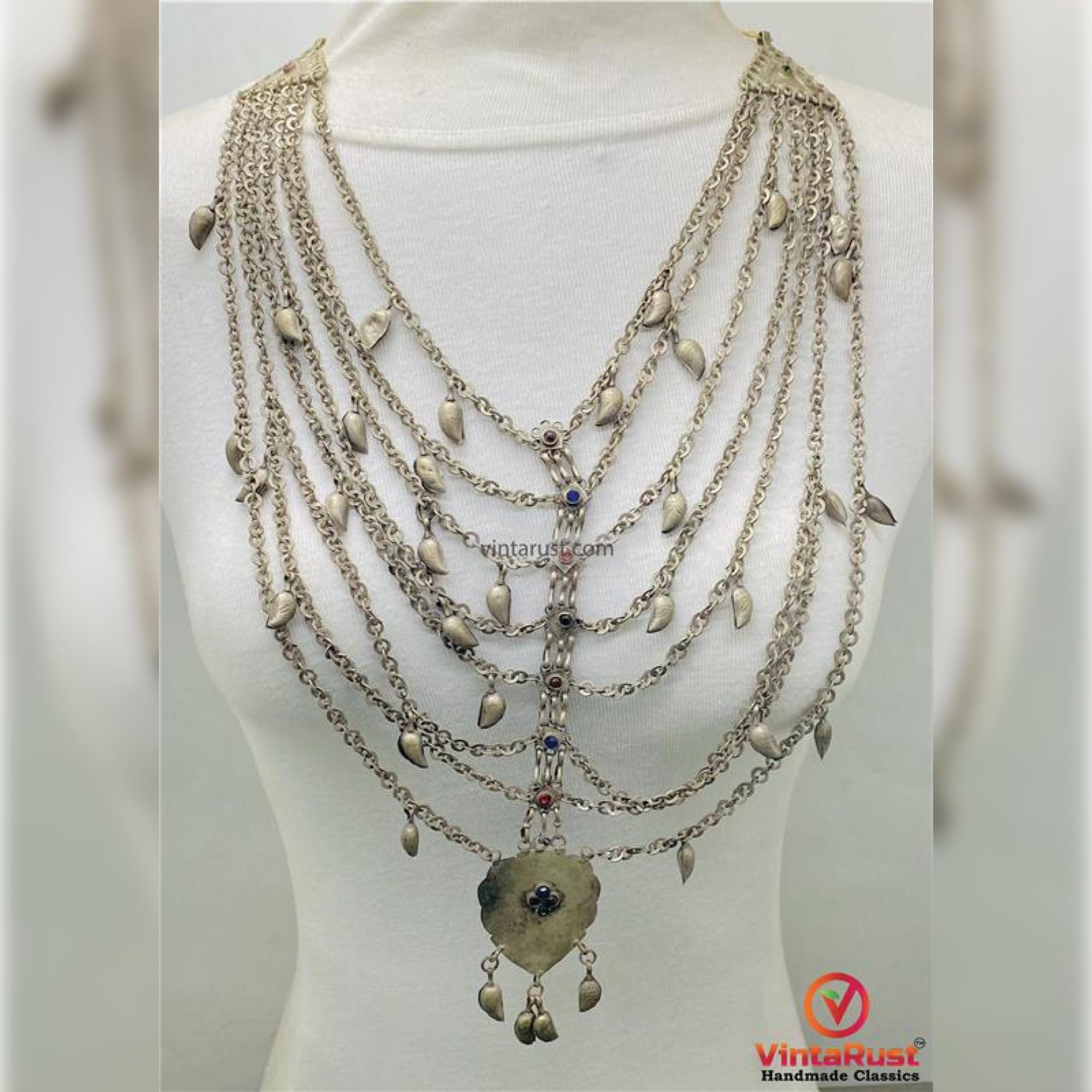 Atentuyi Oro Stratificato Collane Lunghe Oro Rotondo Disco Ciondolo Collana Girocollo Collana Multistrato Gioielli Bohemien Per Le Donne E Le Ragazze