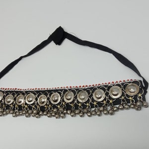 Vintage Afghan Anklet Pair: Tribal Silver Bells, Handmade Jewelry