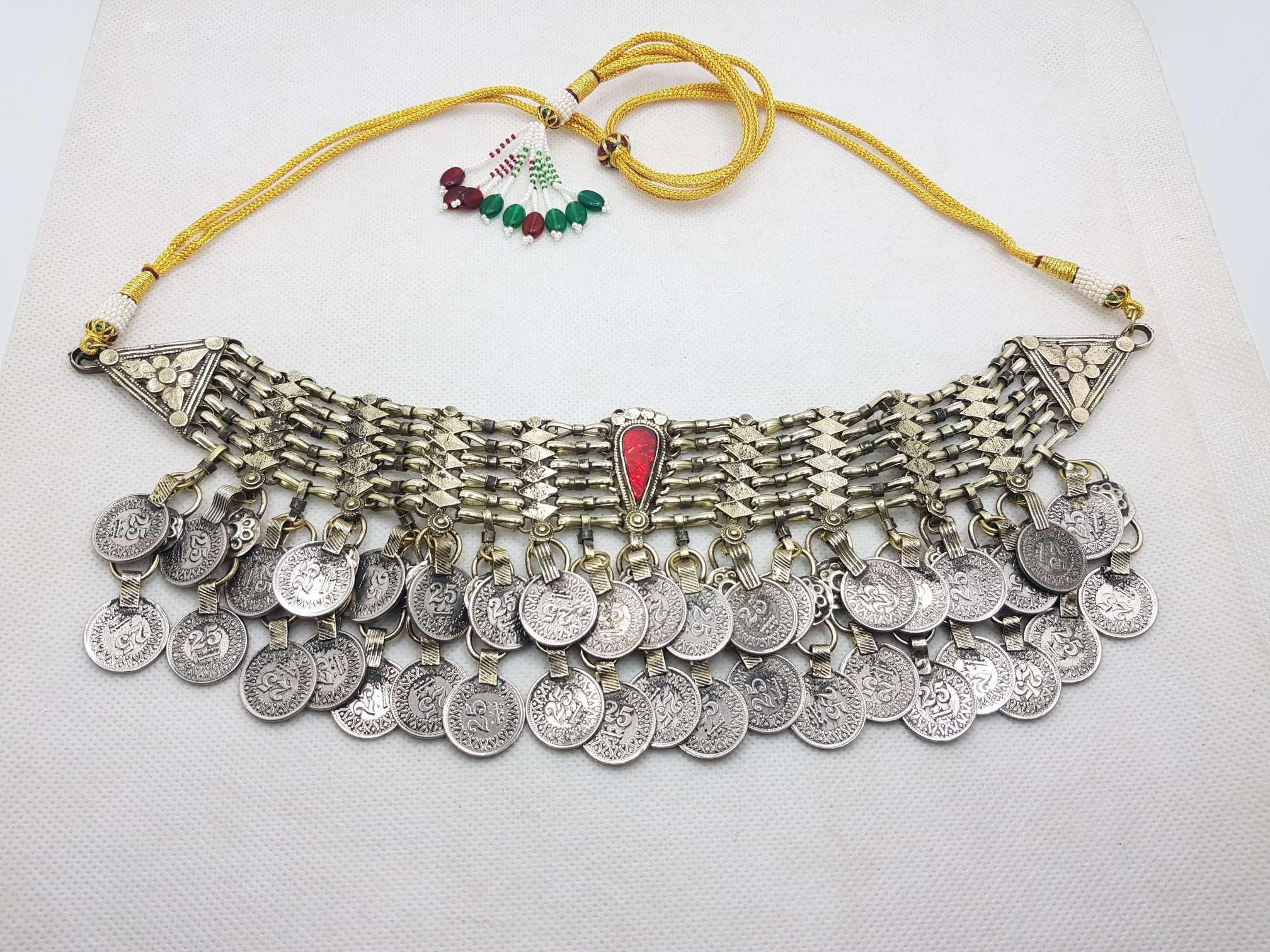 Wholesale Coins Necklaces, Afghan Vintage Coins Chokers Necklaces, Vintage Bulk  Necklaces, Coins Necklace at Wholesale Price 