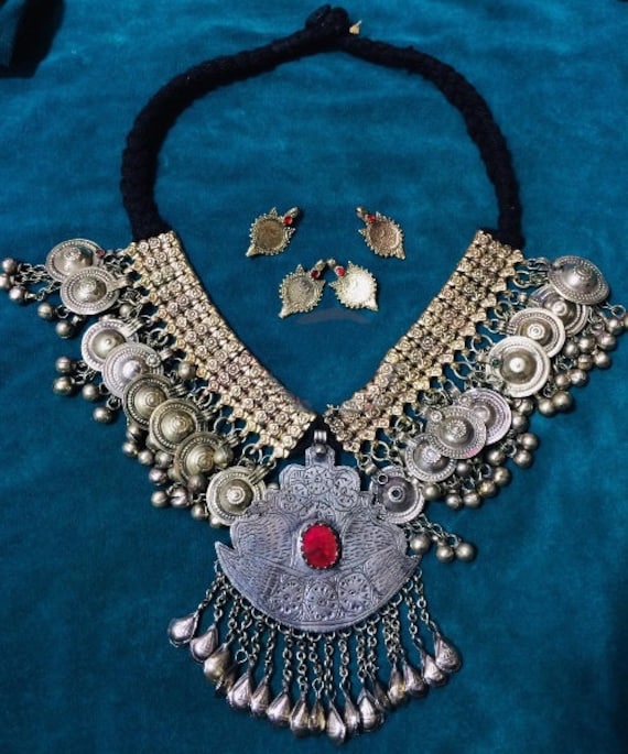 Afghan Vintage Jewelry Set Antique Jewelry Tribal Jewelry Etsy