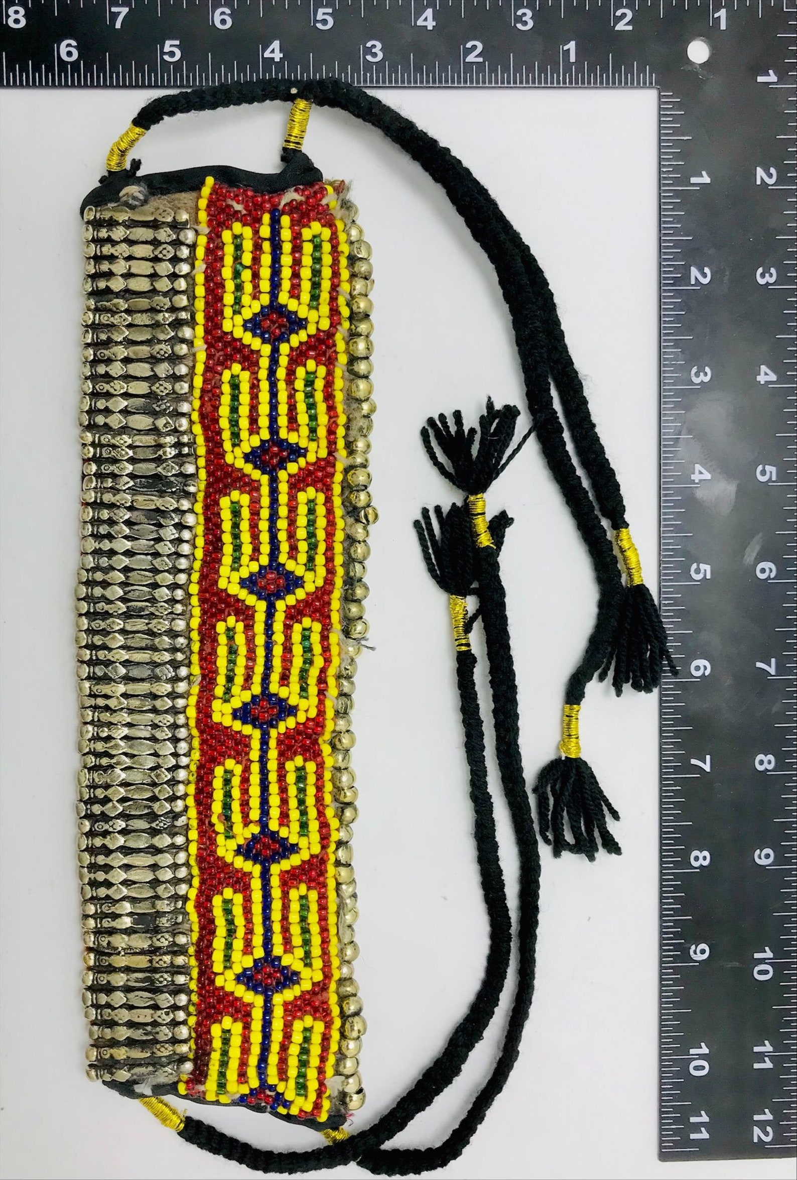 Afghan Classic Choker Vintage Handmade Afghan Choker Etsy