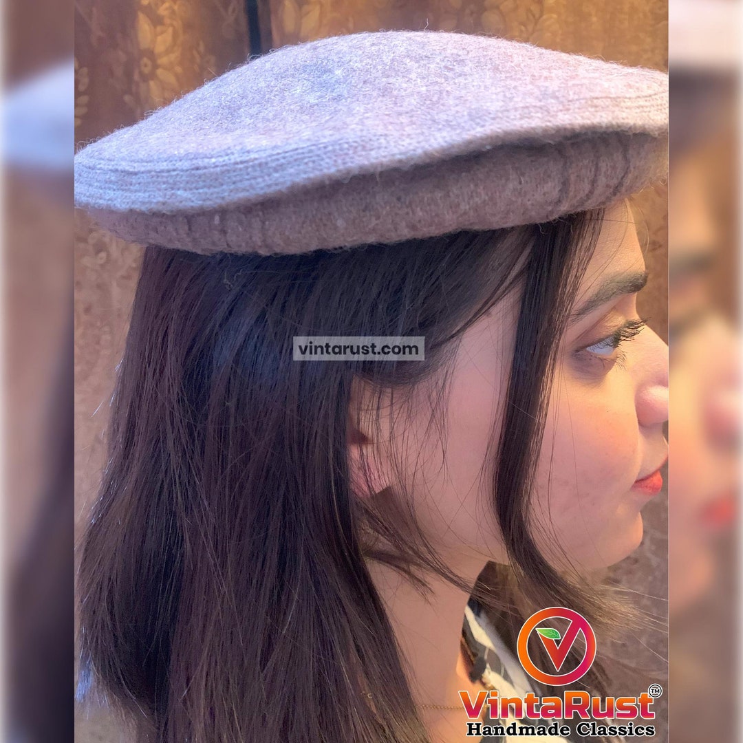 Handmade White, Black and Hazelnut Chitrali / Afghan Cap Hat Pakol - Etsy