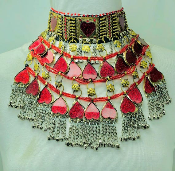 ベリーダンス クチ族 トライバルアクセサリー ビンテージチョーカー 2