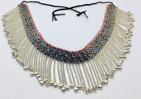 Tribal Belly Chain: Kuchi Belly Dance Belt With Bells 