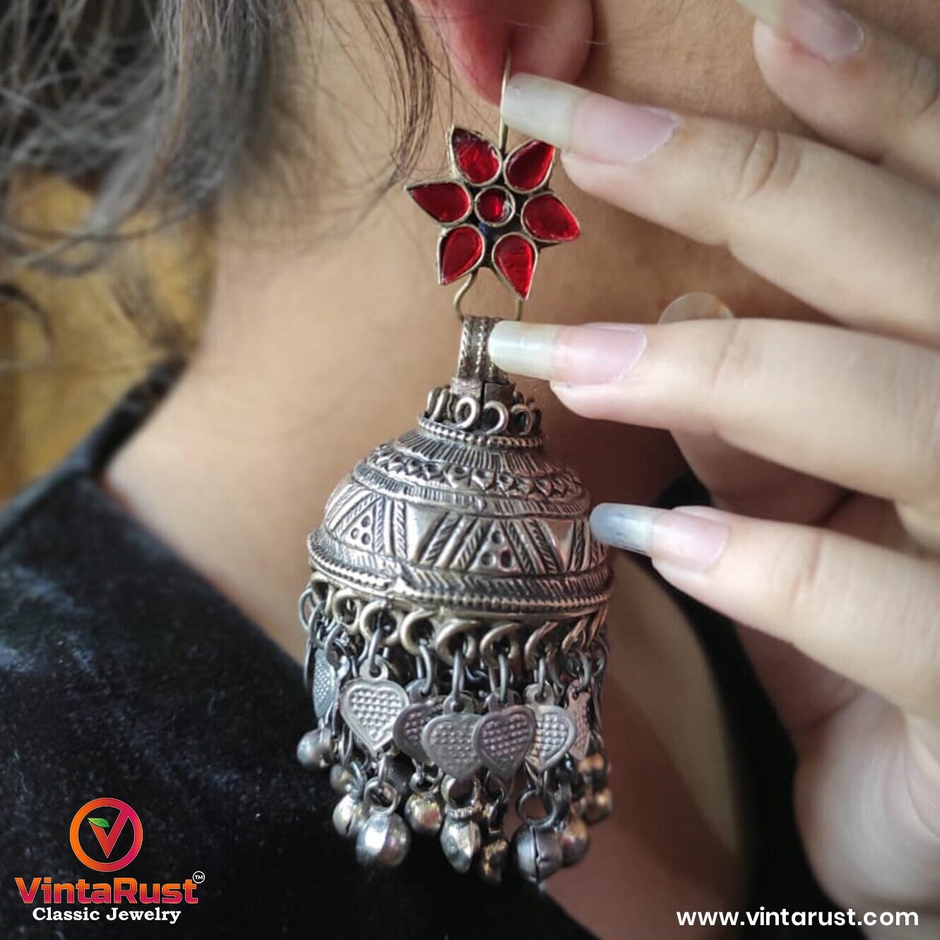 Antique Jhumka - Ameera