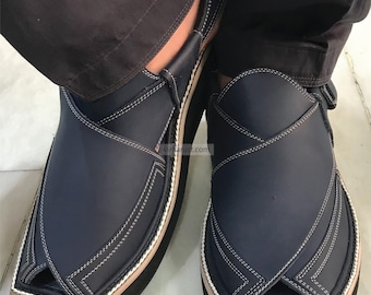 Traditional Casual Wear Sandals, Lightweight Durable Footwear, Handcrafted Peshawari Chappal, Kaptaan Chappal