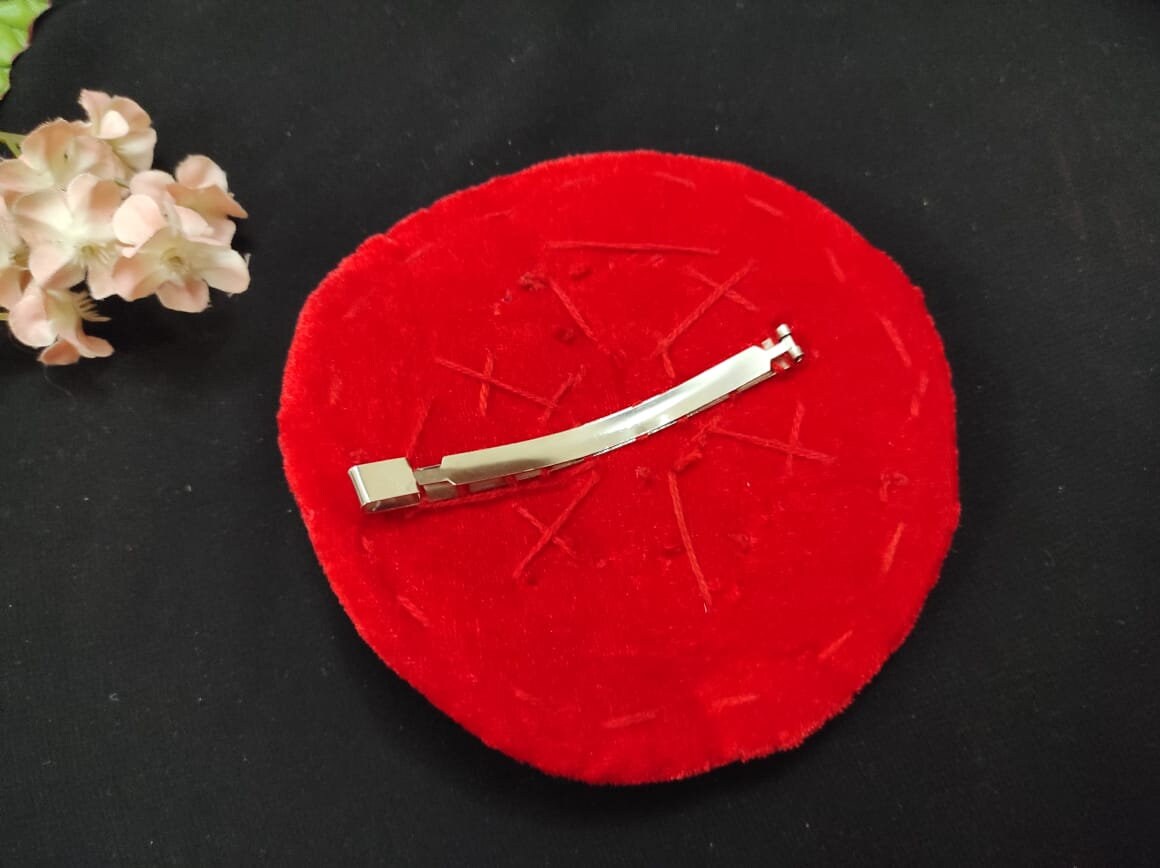 Red Ertugrul Inspired Hair Clip: Handmade Tribal Hair Pin - Etsy display picture 2