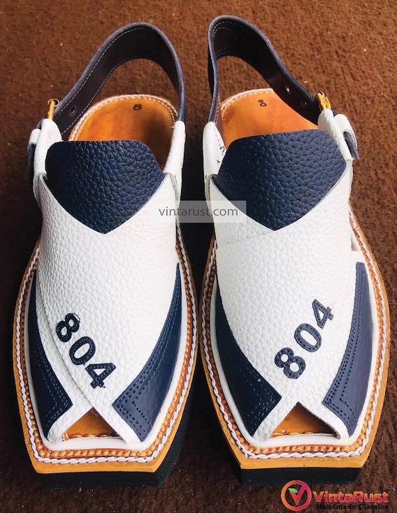 Handmade Kaptaan Chappal: Peshawari Leather Sandals, Traditional Style