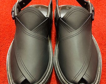 Sandalias casuales para hombres hechas a mano, zapatos de caballero de cuero puro, tradicional Peshawari Kaptaan Chappal, calzado cómodo