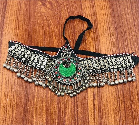 Vintage Kuchi Headpiece: Afghan Tribal Hair Jewelry - Etsy display picture 1