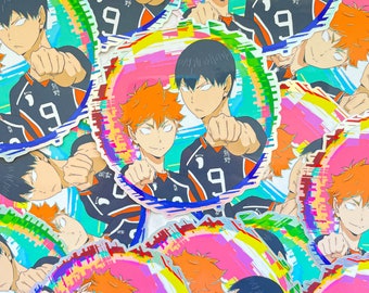 Anime Volleyball Stickers - Etsy Anime Volleyball Stickers - Etsy