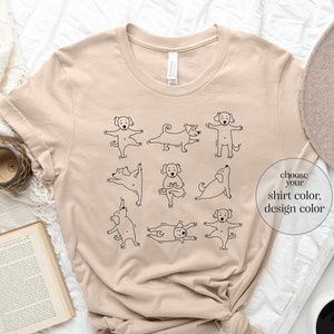 Yoga Dog Shirt, Yoga Lover Shirt, Dog Lover Shirt, Yoga Teacher Shirt, Dog Mom Shirt, Dog Owner Shirt, Yoga Group Matching Shirt, Funny Dog